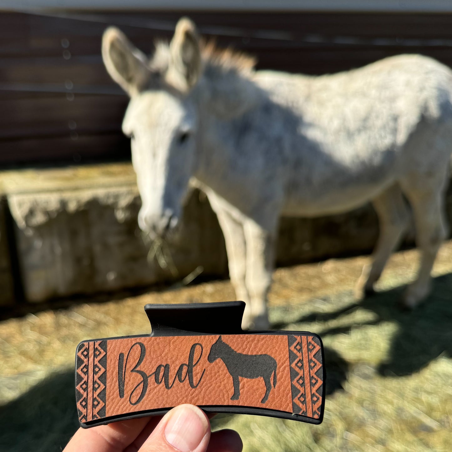 Hair Clips Large - Bad Ass Donkey - Nordland Tides
