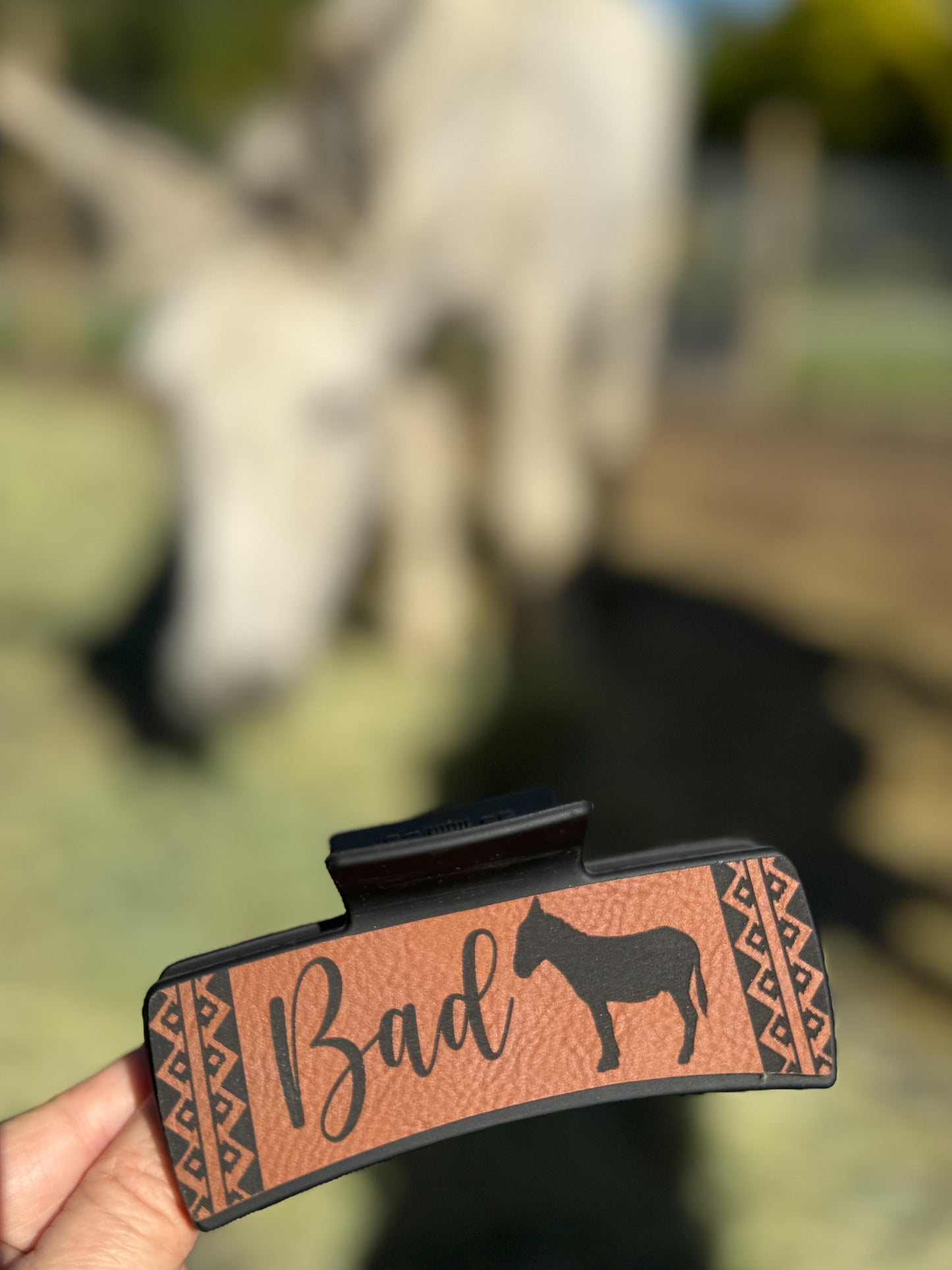 Hair Clips Large - Bad Ass Donkey - Nordland Tides