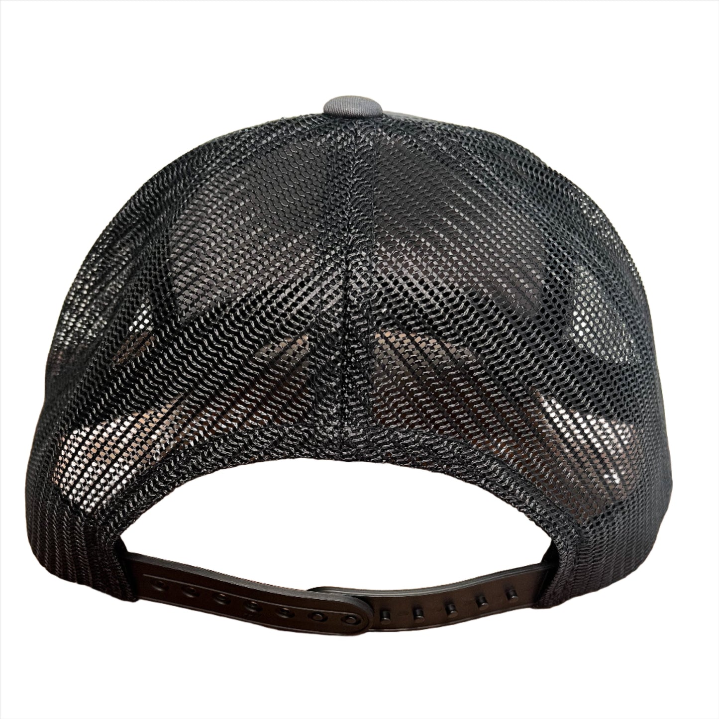 Bigfoot Sasquatch Trucker Snap Back Hat Dark Brown / Black Round Patch Baseball Cap - Nordland Tides Laser Engraving & Gifts in the Pacific Northwest