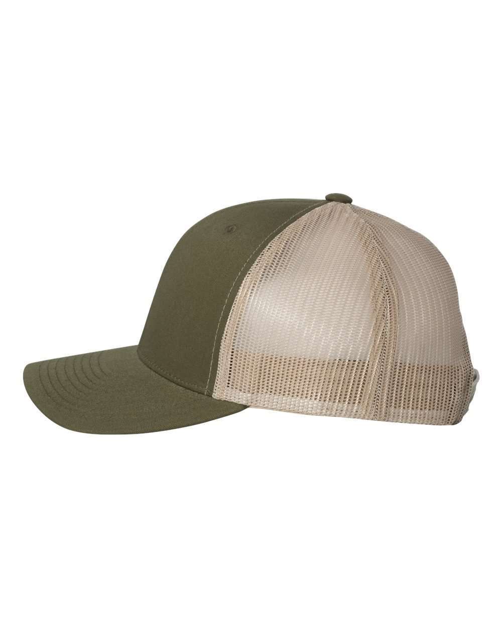 YP 6 Panel Custom Hats With Rawhide/Black Patch