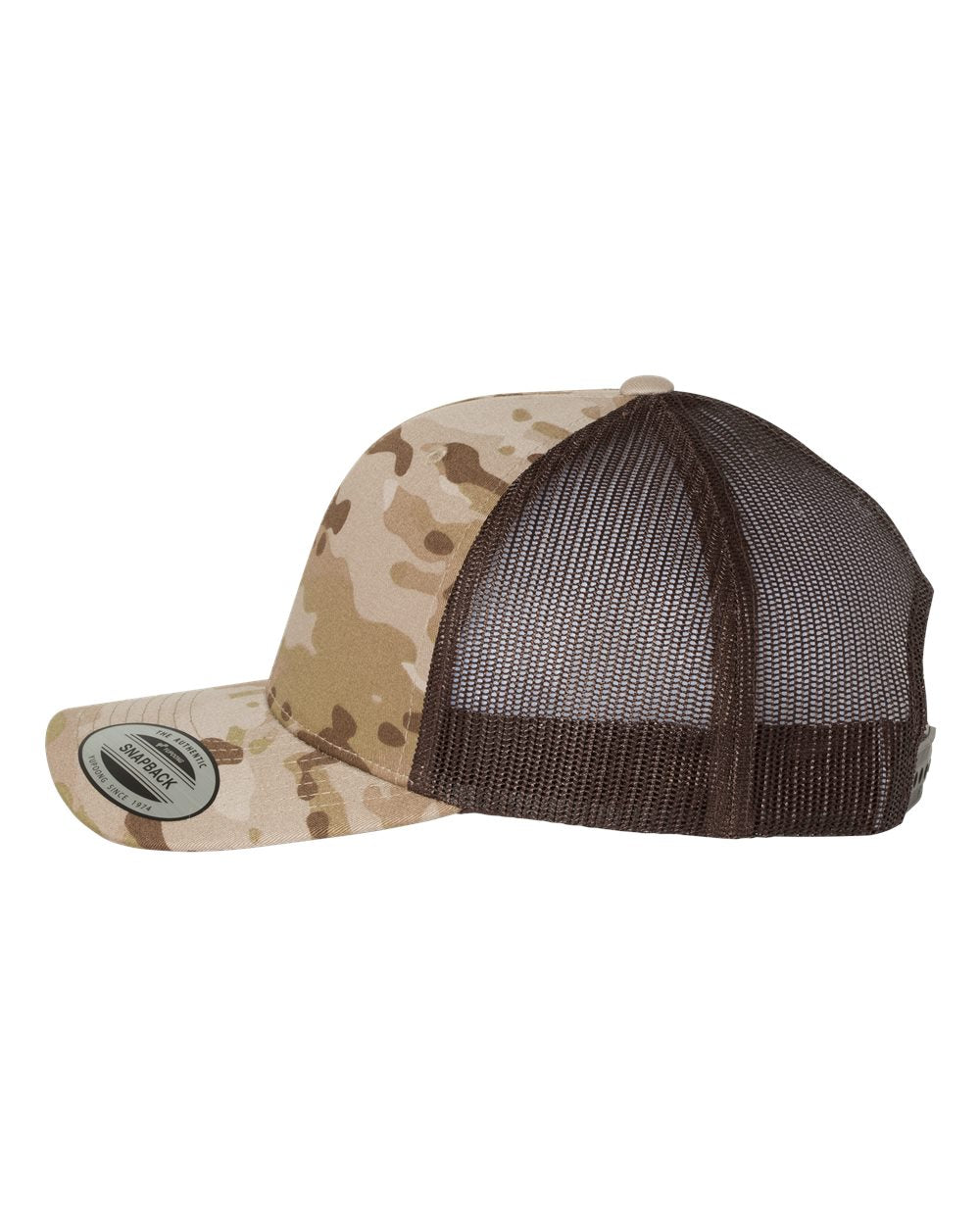 YP 6 Panel Custom Hats With Rawhide/Black Patch