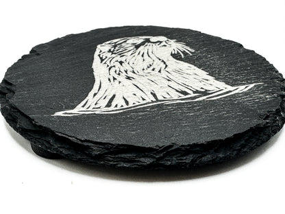 Slate Coasters - Otter