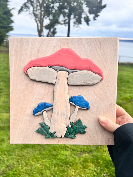 Handcrafted Art Spring Collection - Mushroom