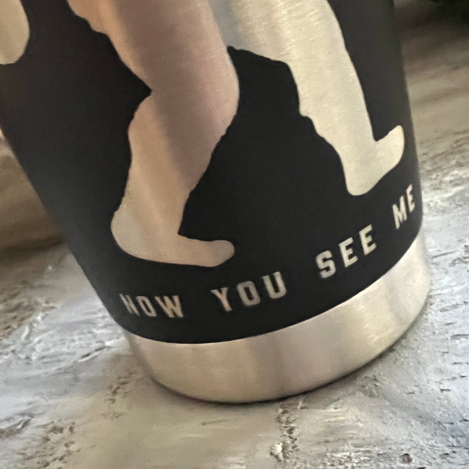 Bigfoot Now you See Me Funny Coffee Mug